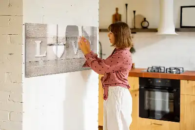 Magnetinė piešimo lenta meilės tekstas