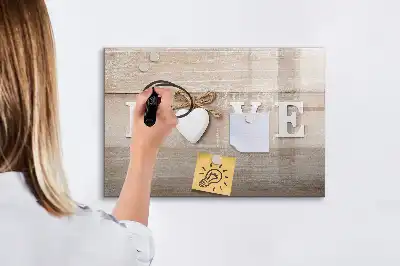 Magnetinė piešimo lenta meilės tekstas
