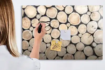 Magnetinė piešimo lenta Pjauti medžio kamienai