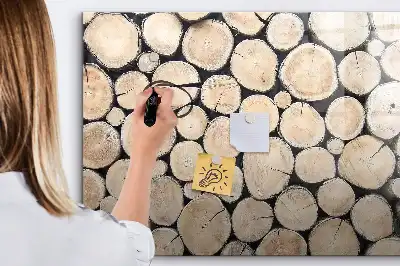 Magnetinė piešimo lenta Pjauti medžio kamienai