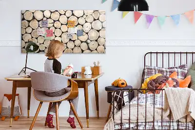 Magnetinė piešimo lenta Pjauti medžio kamienai