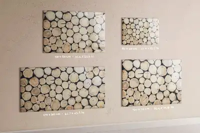Magnetinė piešimo lenta Pjauti medžio kamienai