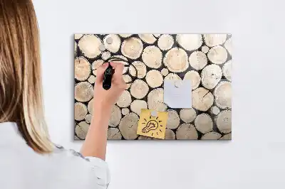 Magnetinė piešimo lenta Pjauti medžio kamienai