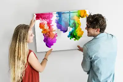 Magnetinė piešimo lenta spalvų vaivorykštė