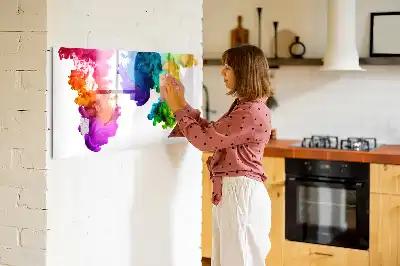 Magnetinė piešimo lenta spalvų vaivorykštė