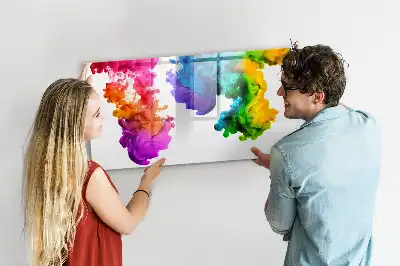 Magnetinė piešimo lenta spalvų vaivorykštė