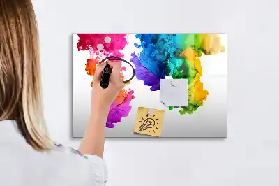 Magnetinė piešimo lenta spalvų vaivorykštė