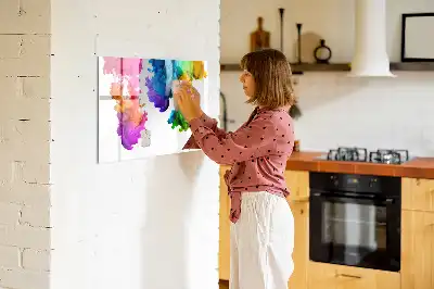 Magnetinė piešimo lenta spalvų vaivorykštė