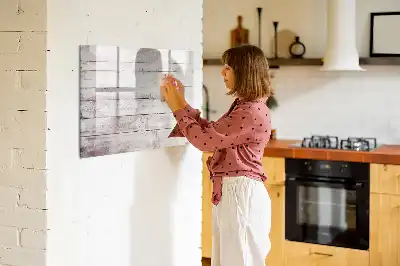 Magnetinė rašymo lenta Medinių lentų raštas
