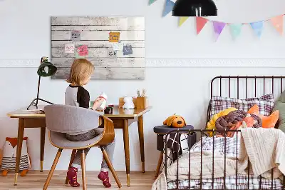 Magnetinė rašymo lenta Medinių lentų raštas
