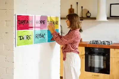 Magnetinė rašymo lenta įkvėpimo lenta