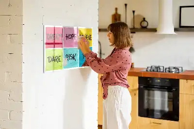 Magnetinė rašymo lenta įkvėpimo lenta