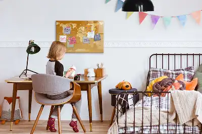 Magnetinė piešimo lenta pasaulio žemėlapis