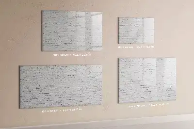 Magnetinė rašymo lenta su plytų sienos raštu