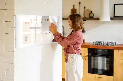 Magnetinė piešimo lenta savaitės planuoklis