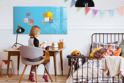 Magnetinė rašymo lenta su piešinio motyvu