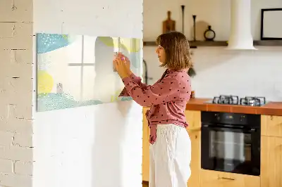 Magnetinė piešimo lenta su puoštu rėmeliu