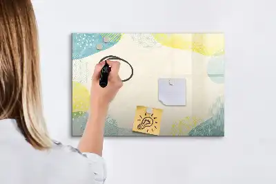 Magnetinė piešimo lenta su puoštu rėmeliu