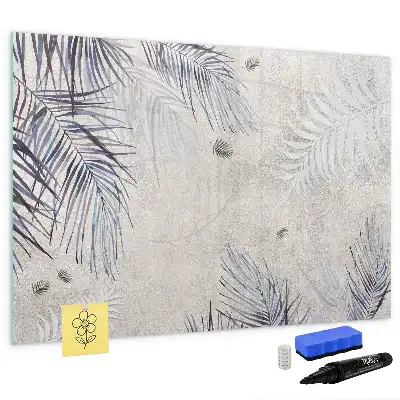 Magnetinė rašymo lenta palmės lapo dizaino