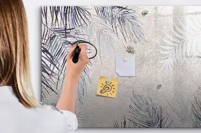 Magnetinė rašymo lenta palmės lapo dizaino