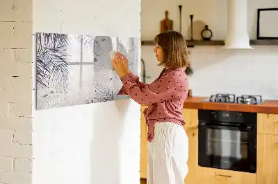 Magnetinė rašymo lenta palmės lapo dizaino