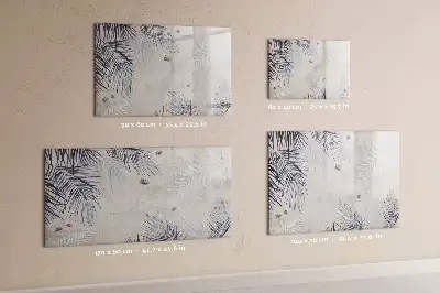 Magnetinė rašymo lenta palmės lapo dizaino