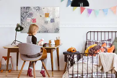 Magnetinė rašymo lenta palmės lapo dizaino