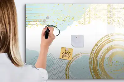 Magnetinė piešimo lenta dekoratyvinio rašto