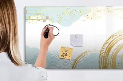 Magnetinė piešimo lenta dekoratyvinio rašto