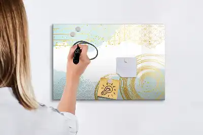 Magnetinė piešimo lenta dekoratyvinio rašto