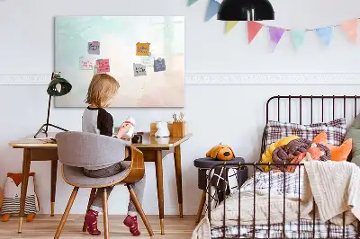 Magnetinė rašymo lenta akvarelinio marmuro rašto