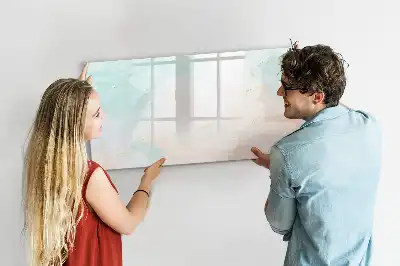 Magnetinė rašymo lenta akvarelinio marmuro rašto
