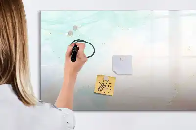 Magnetinė rašymo lenta akvarelinio marmuro rašto