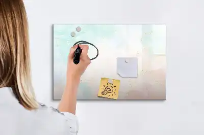 Magnetinė rašymo lenta akvarelinio marmuro rašto