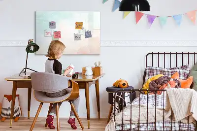 Magnetinė rašymo lenta akvarelinio marmuro rašto
