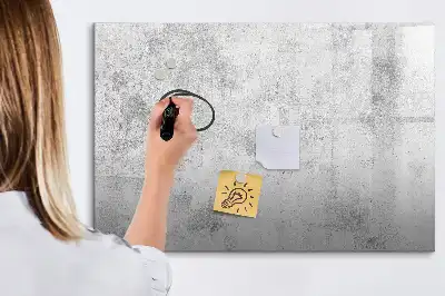 Magnetinė rašymo lenta betono sienos dizaino