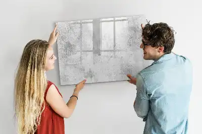Magnetinė rašymo lenta betono sienos dizaino