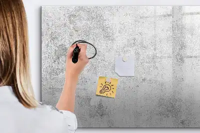 Magnetinė rašymo lenta betono sienos dizaino
