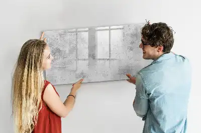 Magnetinė rašymo lenta betono sienos dizaino