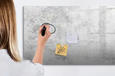 Magnetinė rašymo lenta betono sienos dizaino