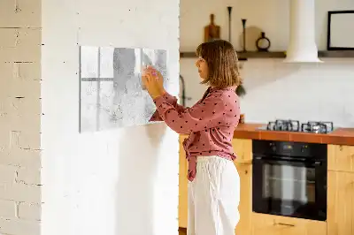 Magnetinė rašymo lenta betono sienos dizaino