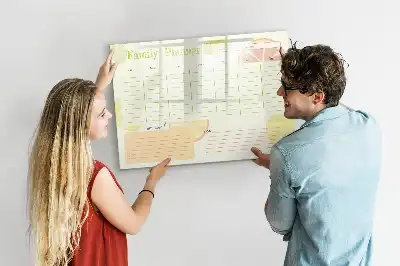 Magnetinė rašymo lenta šeimos planuoklis