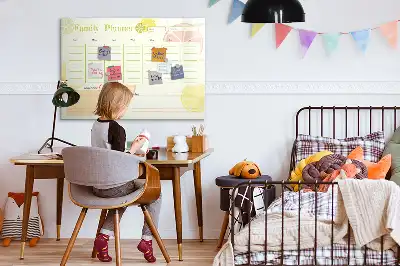 Magnetinė rašymo lenta šeimos planuoklis