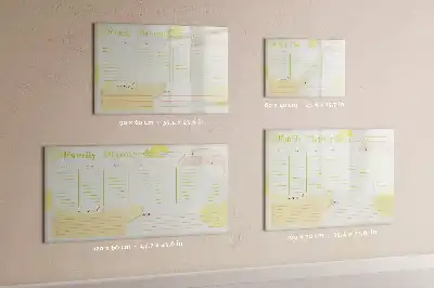 Magnetinė rašymo lenta šeimos planuoklis