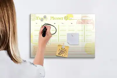 Magnetinė rašymo lenta šeimos planuoklis