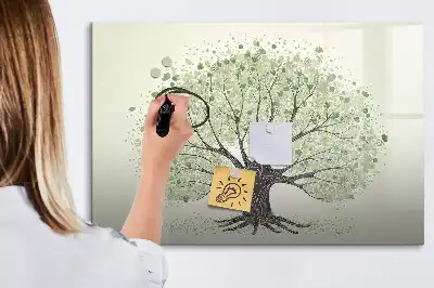 Magnetinė piešimo lenta didelis gamtos medis