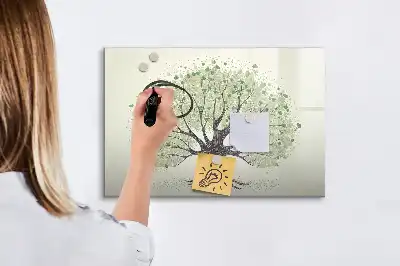 Magnetinė piešimo lenta didelis gamtos medis