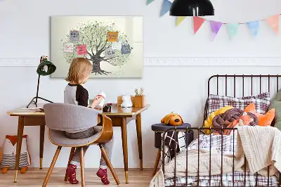 Magnetinė piešimo lenta didelis gamtos medis