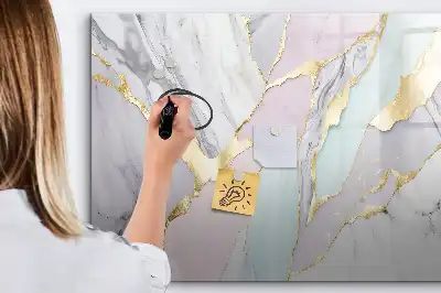 Magnetinė piešimo lenta su marmuro raštu