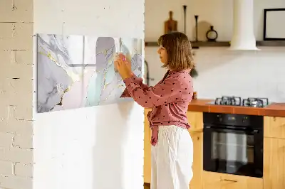 Magnetinė piešimo lenta su marmuro raštu